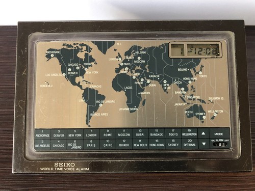 Seiko world time - world, voice